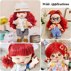 Cheveux de poupée en laine&nbsp;DIY-WH0622-342B