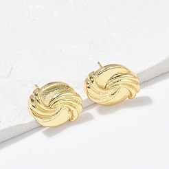 Clous d'oreilles en laiton&nbsp;EJEW-H154-08B-G
