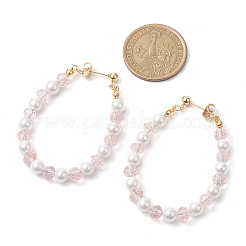 Clous d'oreilles en nacre&nbsp;EJEW-JE05932