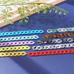 Catena ritorta acrilica opaca&nbsp;AJEW-JB00898