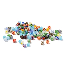 98 pz perline di vetro millefiori fatte a mano&nbsp;LK-YW0001-01