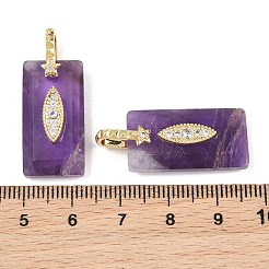 Pendenti sfaccettati di ametista naturale&nbsp;GG-CBA4154-06G-05