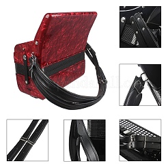 Pu Leder Akkordeon Schultergurt&nbsp;FIND-WH0052-84B