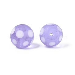 Smerigliato Lampwork mano&nbsp;LAMP-Q039-10E