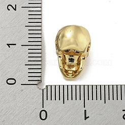 Perle di zirconi cubici trasparenti in micro pavè di ottone&nbsp;ZIRC-P119-20G