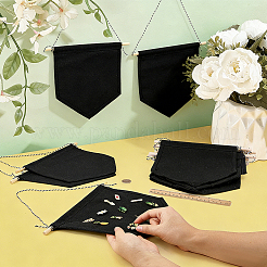 Wandbehang-Brosche aus Baumwollmischgewebe&nbsp;AJEW-WH0596-833A