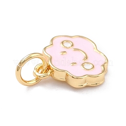 Echte 18 Karat vergoldete Messing Charms&nbsp;KK-L206-007A-G