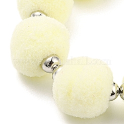 Lanière de téléphone universelle en peluche&nbsp;LS-HJEW-Q011-01D-P