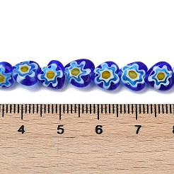 Handgemachte Millefiori Bunte Malerei Perlen Stränge&nbsp;LAMP-G166-15E