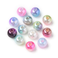 13 perles imitation plastique ABS de style&nbsp;OACR-YW0001-40
