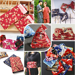 Tela de algodón con estampado de escamas de pescado&nbsp;DIY-WH0622-777C