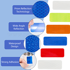 60 adesivo riflettente in plastica per animali domestici&nbsp;DIY-SP0004-38