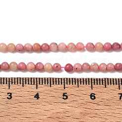 Perline Rhodonite naturale fili&nbsp;G-A322-A06-3mm