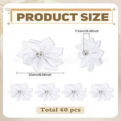40 Stück Polyester-Ornamentzubehör&nbsp;DIY-LP0003-71