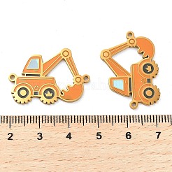 304 Edelstahl Emaille Verbindungsstück Charms&nbsp;STAS-L022-018G-01