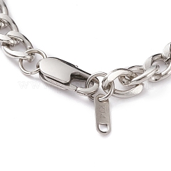 Anlaufgeschützte Herren-Schmucksets aus kubanischem 304er Edelstahl mit Ketten&nbsp;SJEW-JS01159