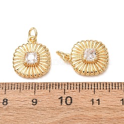 Anhänger aus Zirkonia aus Messing&nbsp;CU-K002-43G-C
