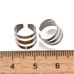 Anlaufgeschützte Ohrmanschetten-Beschläge aus 304er Edelstahl&nbsp;STAS-F311-16P
