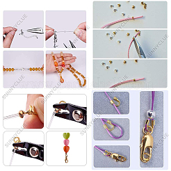 900 Stück 3 Farben Endstücke Kits für DIY-Schmuck&nbsp;KK-SC0001-89