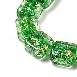 Brins de perles de verre dichroïques faites à la main&nbsp;DICH-U001-07E