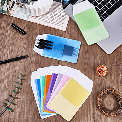 10 Stück 10 Farben rechteckige PVC-Stifttasche für Arzt&nbsp;AJEW-CP0009-33