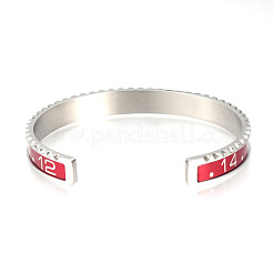 Anlaufgeschützte Armreifen aus Edelstahl 304&nbsp;BJEW-Q684-11A