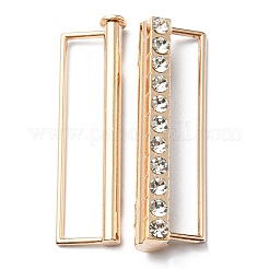 Hebillas de correa de cinturón de rhinestone de aleación&nbsp;PALLOY-F302-01KCG