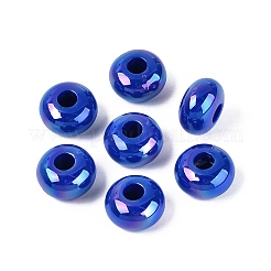 Perles européennes opaques en acrylique pour la fête de l'indépendance&nbsp;OACR-E033-19M1