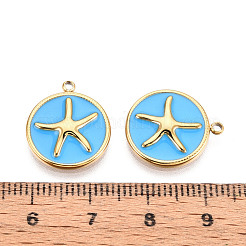 304 Edelstahl-Emaille-Anhänger&nbsp;STAS-T068-19A