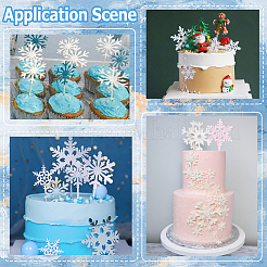 12 Set weihnachtliche Kuchendekorationen aus Kunststoff&nbsp;AJEW-SC0003-45A