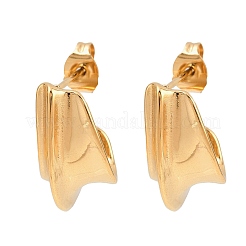 Pendientes de botón de acero inoxidable quirúrgico 316&nbsp;EJEW-C160-09G