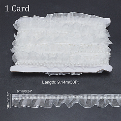 Bordure en dentelle de polyester&nbsp;OCOR-WH0075-17A