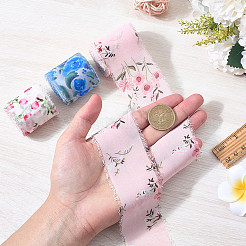3 rouleau de ruban polyester à motifs floraux&nbsp;OCOR-CP0001-28A