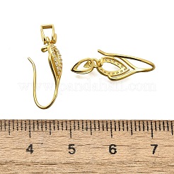 925 pince à glace en argent sterling avec zircone cubique transparente&nbsp;STER-R011-06G