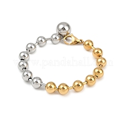 Bracelets de perles en acier inoxydable 304&nbsp;BJEW-Z136-03GP
