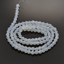 Facettierte Bicone Opal Perlen Stränge&nbsp;EGLA-P017-01