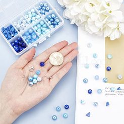 Kit fai da te per la creazione di gioielli a tema blu&nbsp;DIY-PH0001-23P