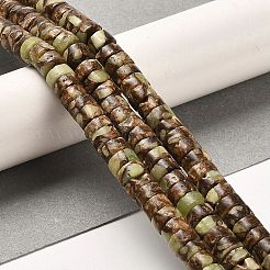 Synthetische Serpentin Perlen Stränge&nbsp;G-F765-O01-02