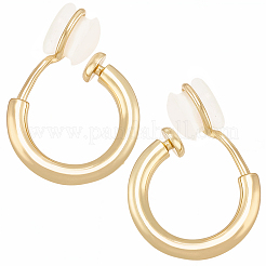 8 pieza de pendientes de clip de latón para mujeres y hombres.&nbsp;KK-SC0008-15A
