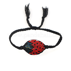 Gliederarmband aus Glassamenkäfer&nbsp;BJEW-P269-17