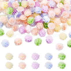 100 Stück Blumen-Cabochons aus Harz&nbsp;MRMJ-TA0001-36