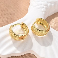 Boucles d'oreilles en laiton&nbsp;EJEW-F359-10G-03