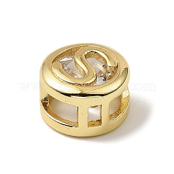 Liens multiples à maillons en laiton avec zircone cubique de micro pave&nbsp;KK-C111-01G-S