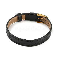 Strukturierte Lederarmbänder&nbsp;AJEW-K232-01G-08