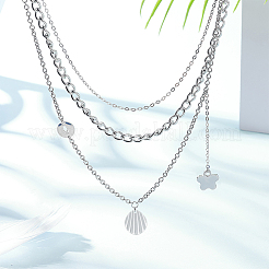 40 ciondolo in acciaio inossidabile 201&nbsp;STAS-UN0049-47