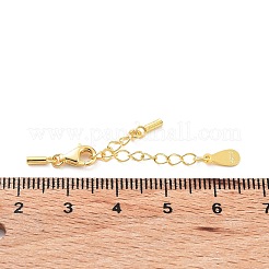 925 rallonge de chaîne gourmette en argent sterling&nbsp;STER-G039-01A-G