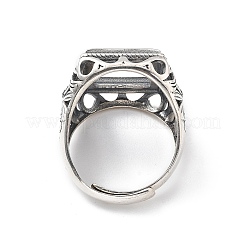 Blume 925 Sterling Silber verstellbare Ringkomponenten&nbsp;STER-C011-11AS