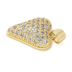 Pendentifs avec zircon cubiques à micro-pavés en laiton&nbsp;KK-K298-15D-G