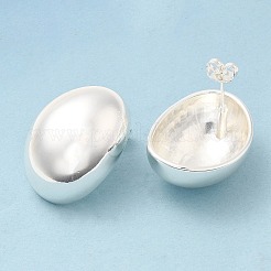 Aretes de latón chapado en rejilla&nbsp;EJEW-F324-03S