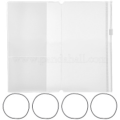 4 pochette de classement rectangulaire en PVC&nbsp;AJEW-CP0011-42B